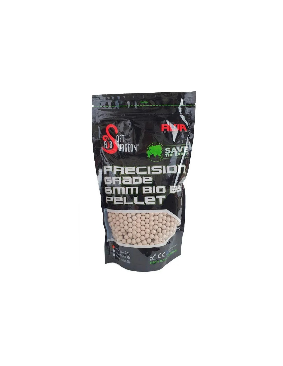 BOLAS BIODEGRADABLES 0.20G 2000 UNIDADES
