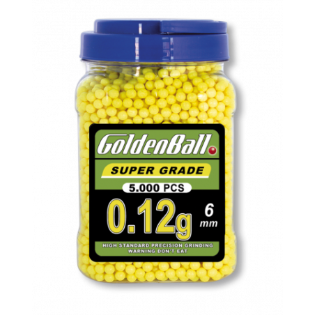 Tarro GOLDENBALL 5000 bolas 0.12 g