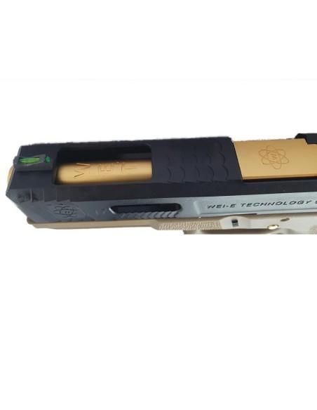 g-force-17-gold-barrel-we-gbb-tan-top-view