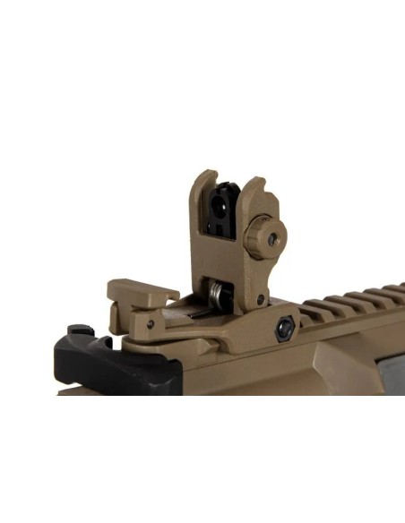 Specna-ARMS-SA-C19-COR-TAN-airsoft-rifle-with-accessories
