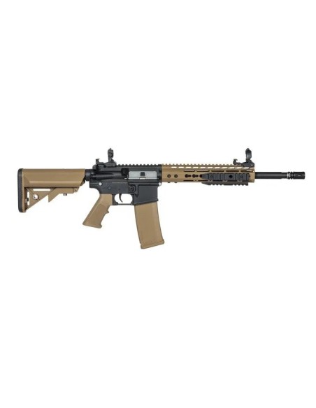 Specna-ARMS-SA-C09-CORE™-Half-tan-airsoft-rifle-detailed-stock-view
