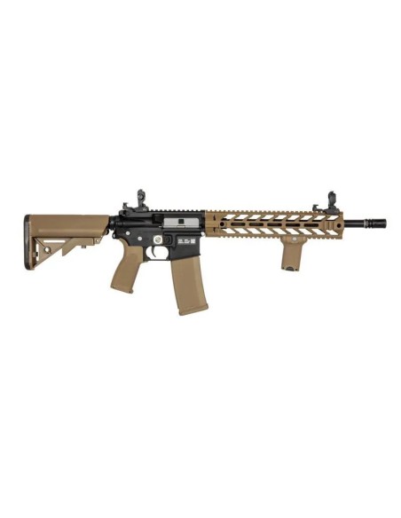 specna-arms-rra-sa-e15-ht-edge-rra-carbine-half-tan-close-up