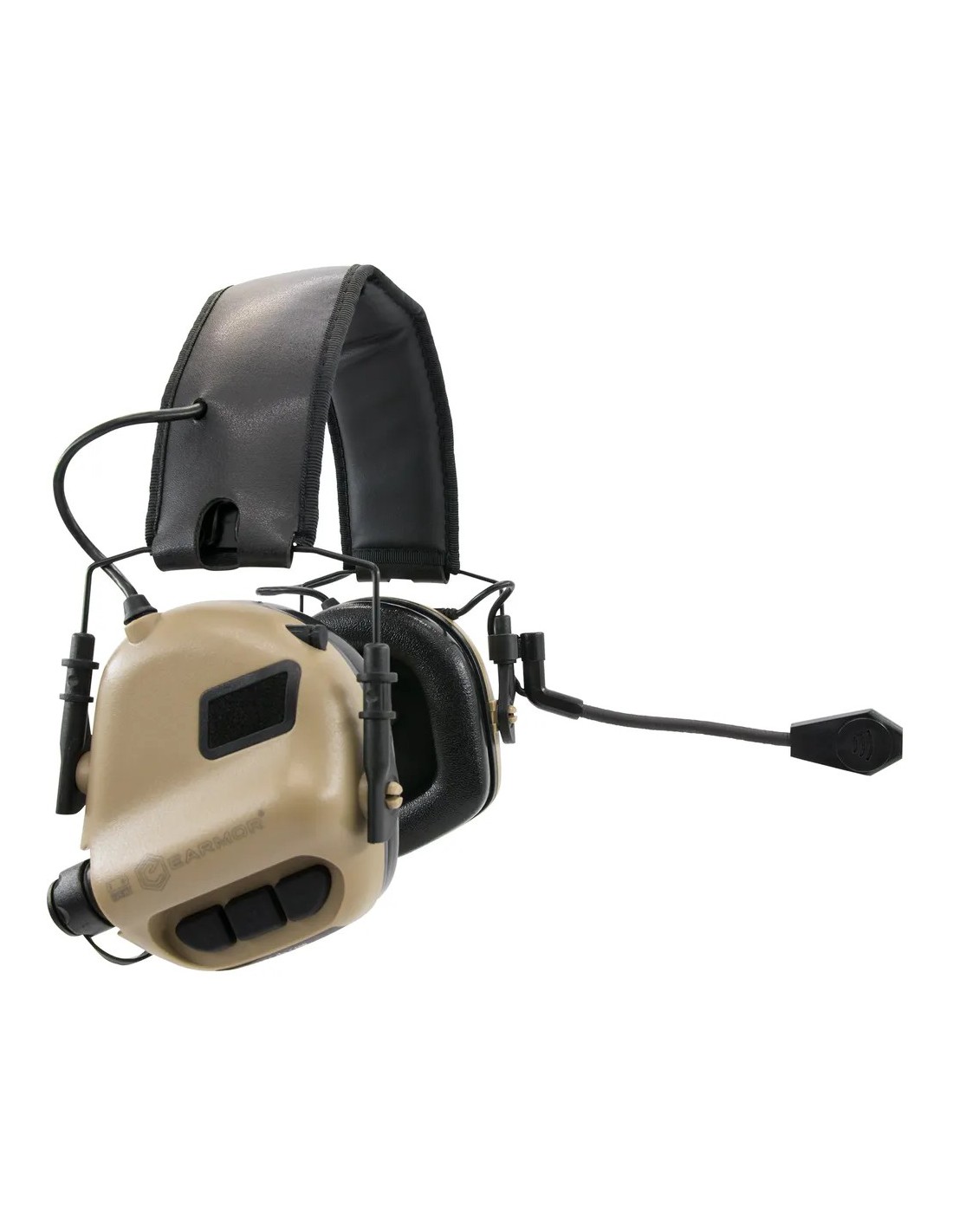 Auriculares de protección auditiva táctica Tan