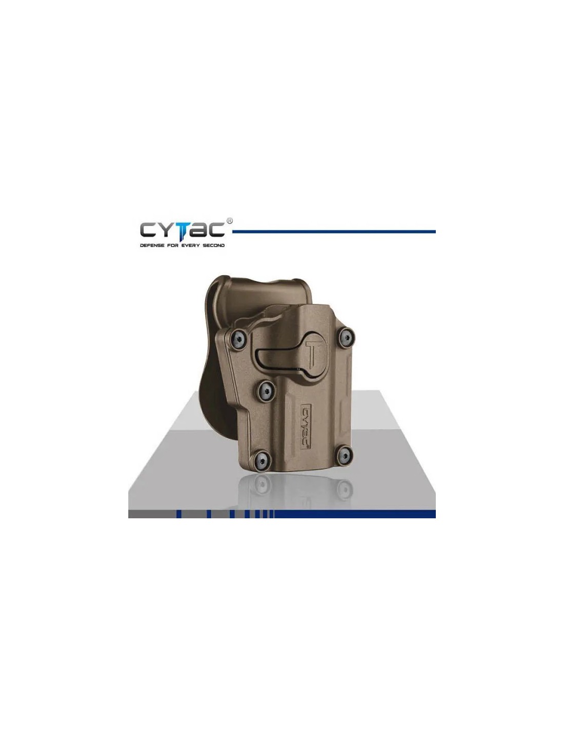 Pistolera universal de polímero ajustable rotación 360 compatible con más de 70 modelos Tan