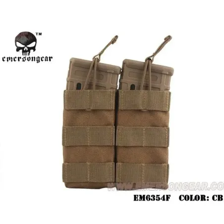 Pouch doble M4 Emerson COYOTE - AirSoftYecla.es