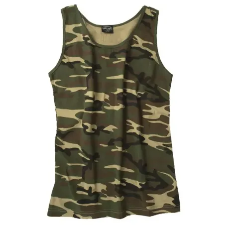 Camiseta de Tirantes Mil-Tec woodland - AirSoftYecla.es