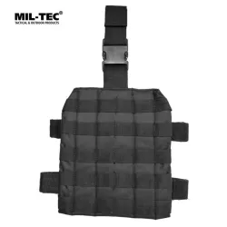 Panel Molle para Pierna Mil-Tec  Negro - AirSoftYecla.es