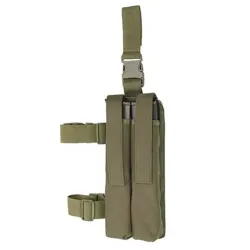 Bolsillo Doble para Pierna Porta Cargadores P90 Verde OD