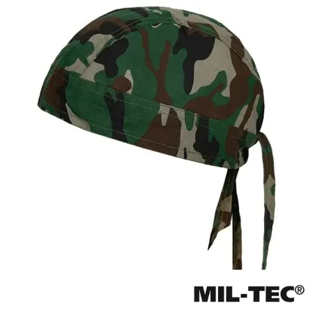 Mil-tec Bandana Woodland - AirSoftYecla.es