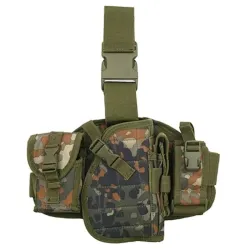 Panel molle para pierna con pistolera flectarn - AirSoftYecla.es