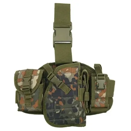 Panel molle para pierna con pistolera flectarn - AirSoftYecla.es