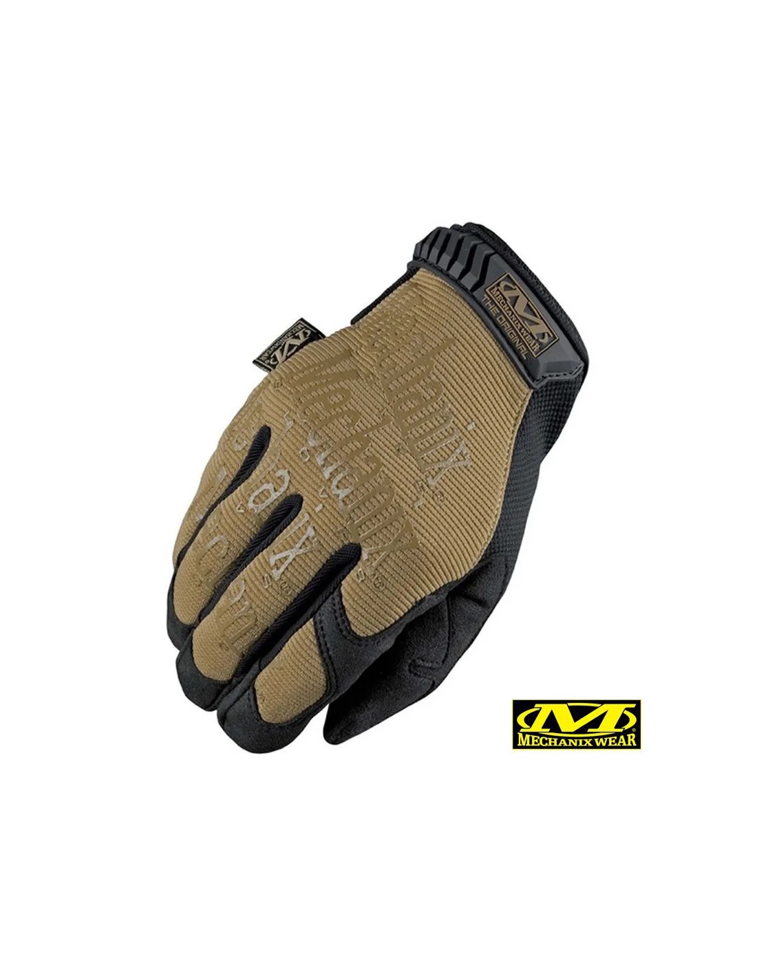 Guantes Originales para uso militar y tiro con refuerzo en yemas y cierre de velcro