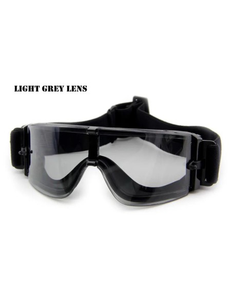 Gafa proteccion con 3 lentes negro