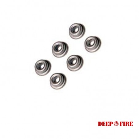 Bagues métalliques 6mm Deep Fire