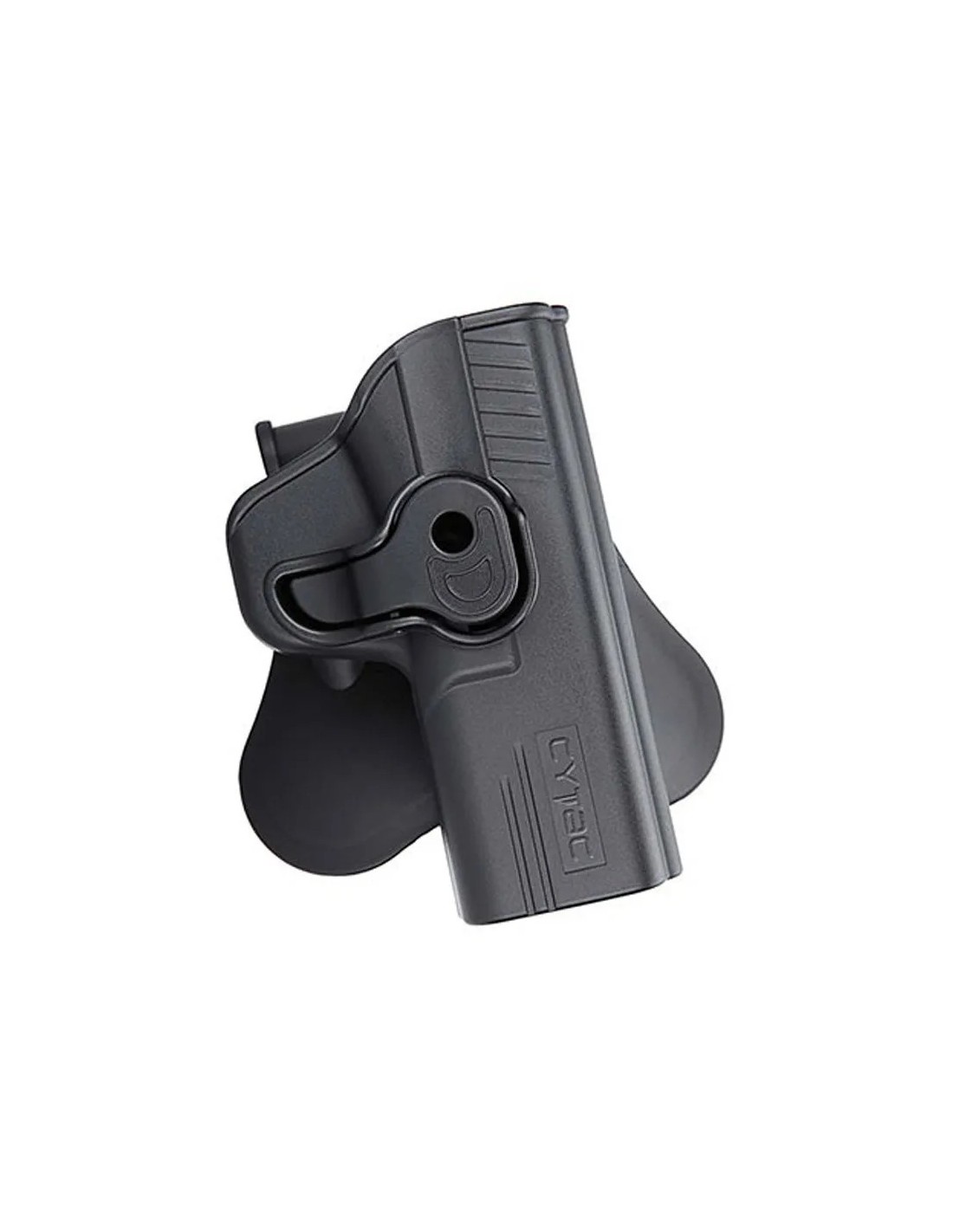 Funda rígida táctica para pistola S&W M&P9 retención nivel II botón de liberación rápida pala de silicona inyectada ajuste 360 grados