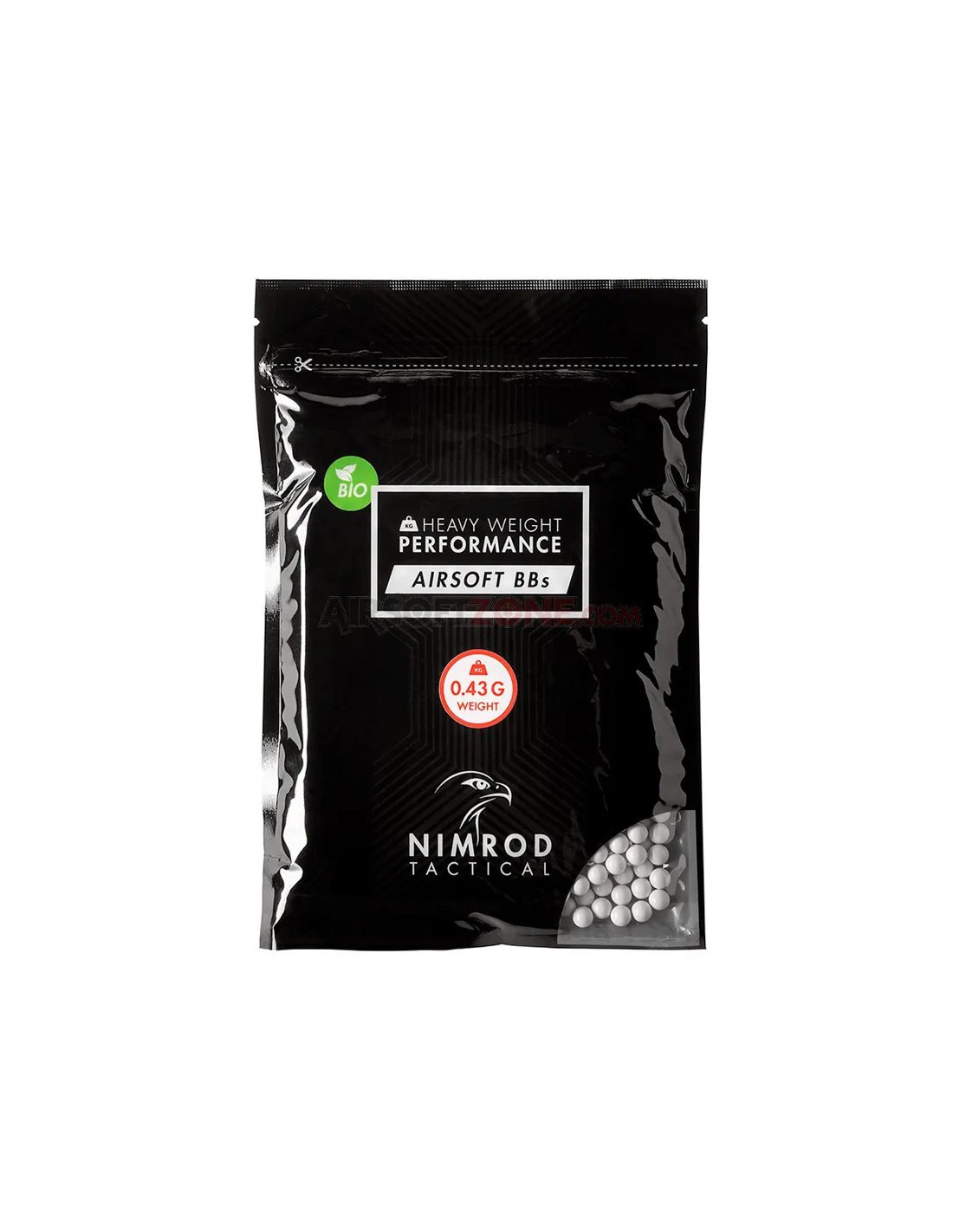 BOLAS BIODEGRADABLES 6MM 0,43G 1000 UNIDADES