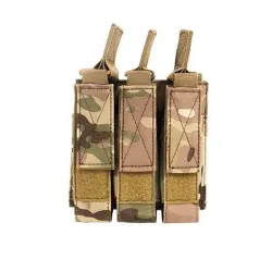 Porta cargadores open top triple MP5/MP7/MP9 Multicam