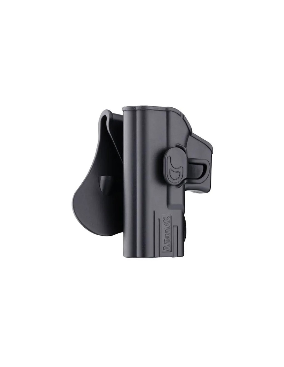 Funda rotativa 360 zurda para pistola G19 con palanca de liberación rápida y retención ajustable