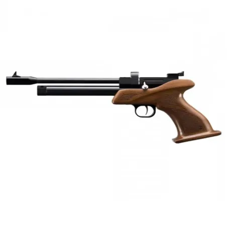 Pistola Zasdar CP1 Co2 multi-tiro empuñadura madera picada cal. 4,5 mm Balines