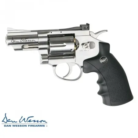 Revolver Dan Wesson 2,5" Silver - 4,5 mm Co2 Bbs