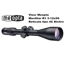 Visor Meopta Meostar R1 3-12x56 RD - 4C Dichro - AirsoftYecla.es