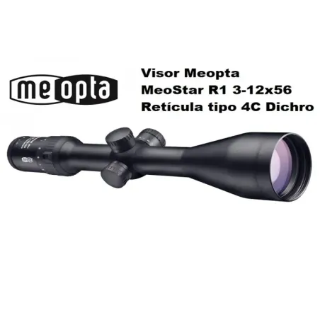 Visor Meopta Meostar R1 3-12x56 RD - 4C Dichro - AirsoftYecla.es