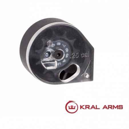 Cargador KRAL para Carabinas PCP cal. 6,35 mm