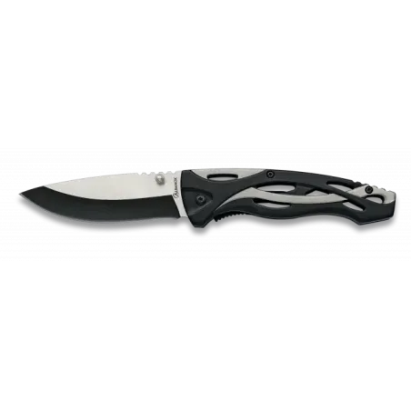 Navaja albainox cachas acero negra 8.7 - AirsoftYecla.es