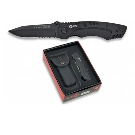 Navaja K25 TACTICA.Funda.Hoja 8 cm - AirsoftYecla.es