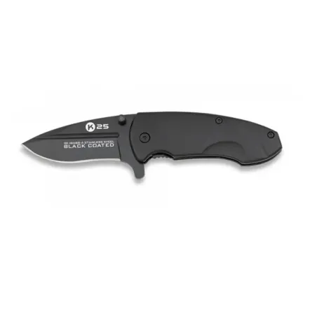 Navaja K25 Black Coated Hoja: 6.5 cm - AirsoftYecla.es