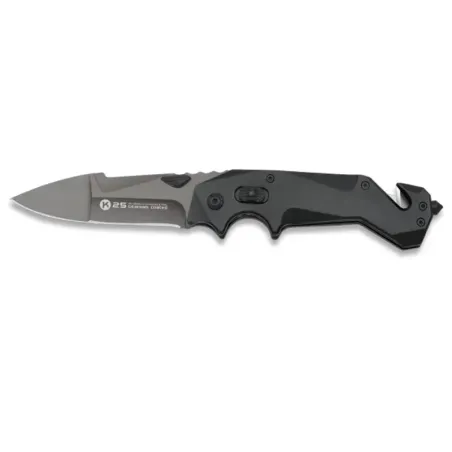 navaja k25 negra titanium coated. h: 8.5 - AirsoftYecla.es