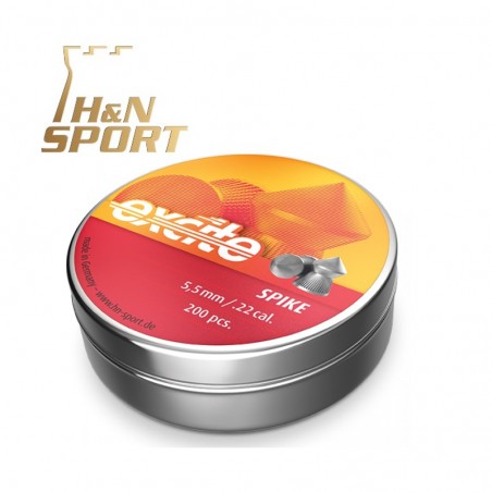 Balines H&N Excite Spike 1,02g lata 200 unid. 5,5mm