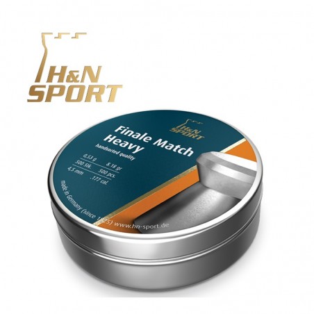 Balines H&N Finale Match Heavy - 0,53g lata 500 unid. 4,49mm