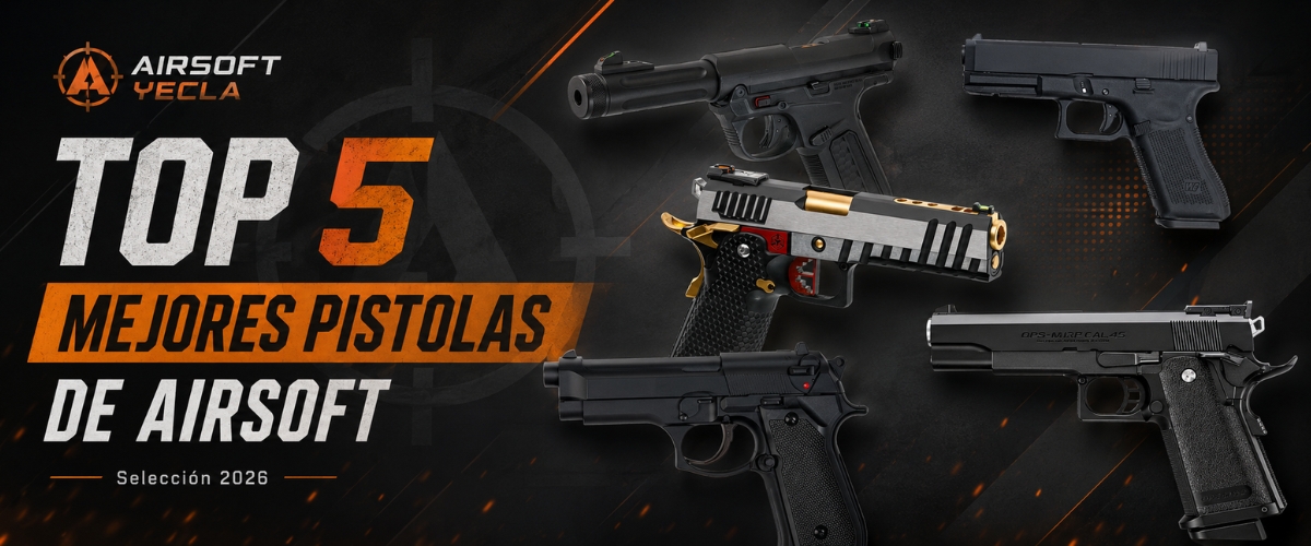 Mejores pistolas de airsoft de 2026