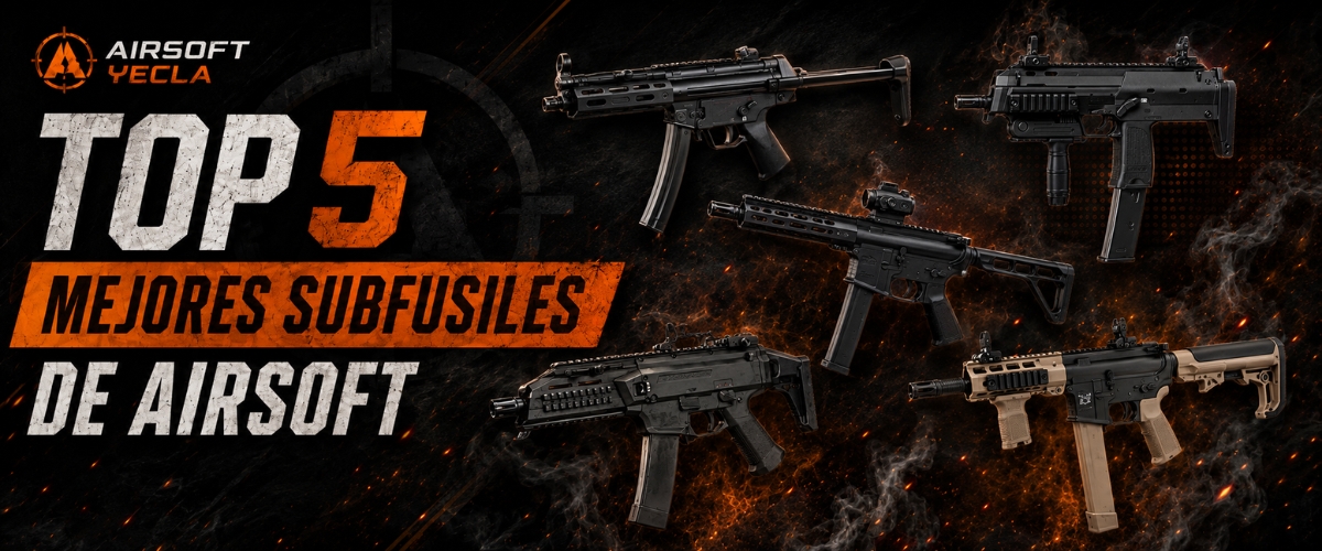 Mejores subfusiles de airsoft de 2026